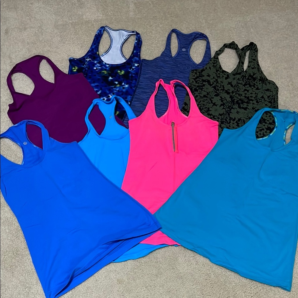lululemon athletica Women's Tank Tops - Blue, Pink, Purple Collection